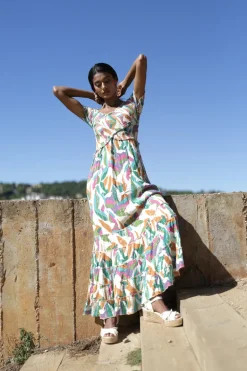Roma Long Dress - Multi