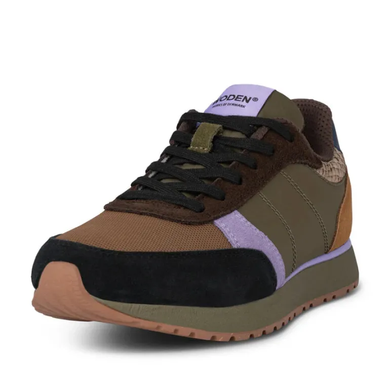 Ronja Trainer - Dark Olive/Orchid