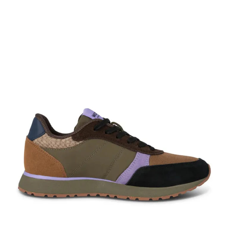 Ronja Trainer - Dark Olive/Orchid