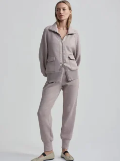 Roxbury Zip Through - Taupe Marl