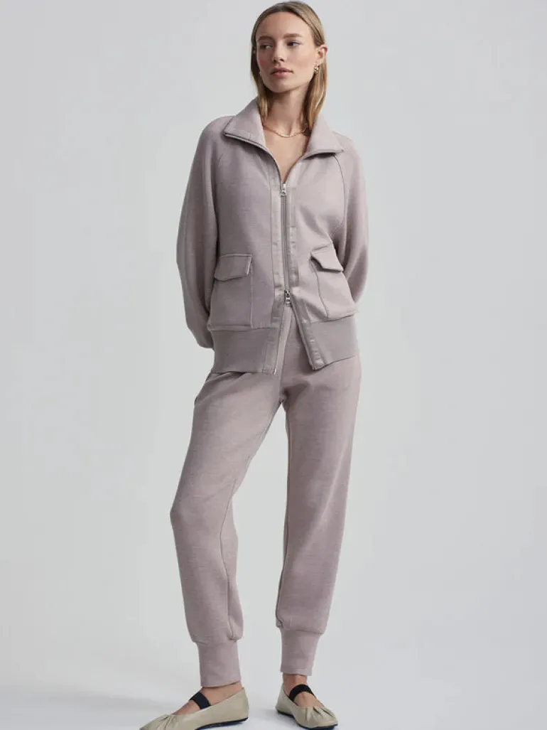 Roxbury Zip Through - Taupe Marl