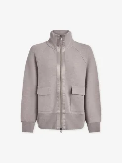 Roxbury Zip Through - Taupe Marl