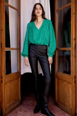 Rubie Shirt - Pepper Green