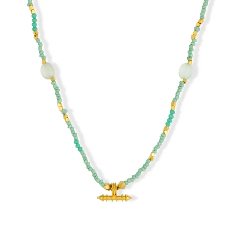 Sadie Necklace Aqua