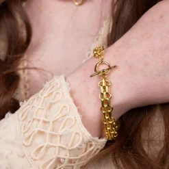 Saffron Chain Bracelet - Gold