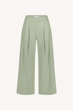 Sagi Poplin Pants - Seagrass