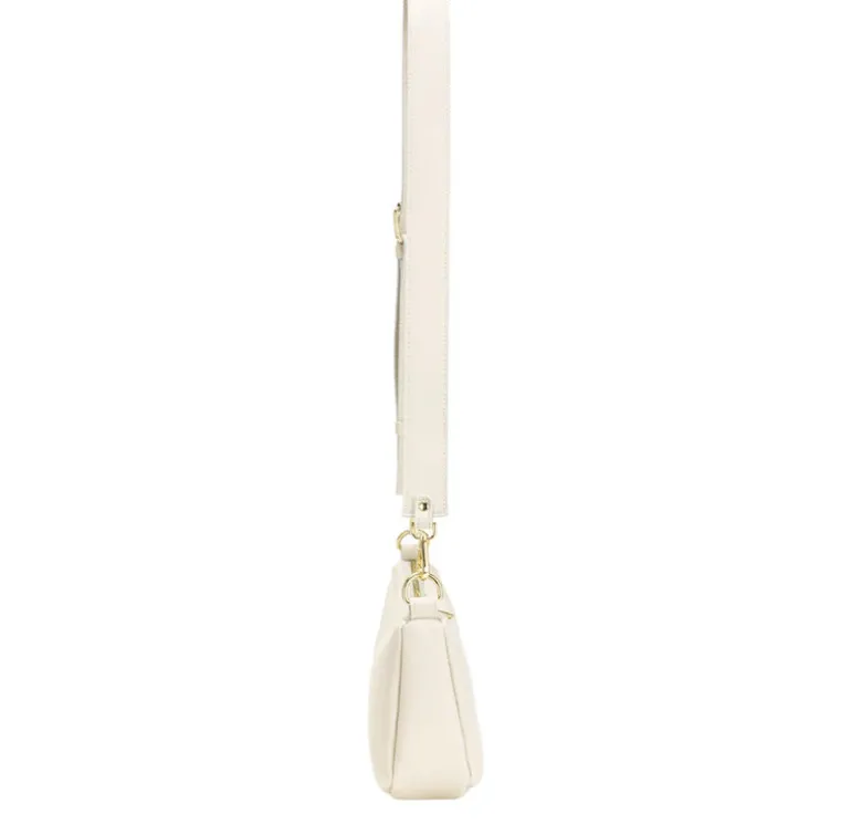Scoop Top Cross Body Bag - Off White