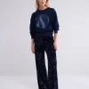 Sequin Pants - Midnight Blue