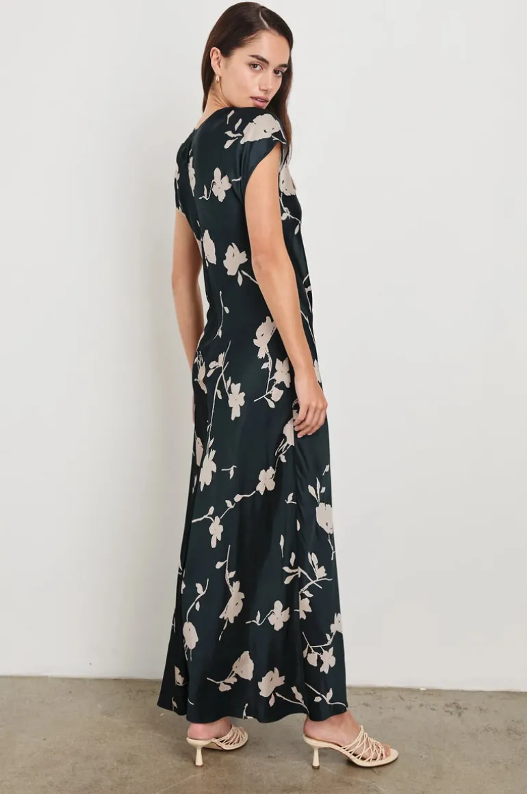 Serenity Dress - Midnight Roses