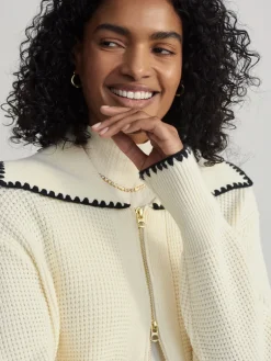 Sibley Soft Knit Jacket - Egret