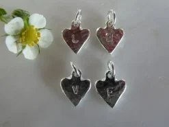 Silver Heart Letters