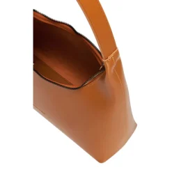 Single Strap A-Line Curved Top Shoulder - Tan