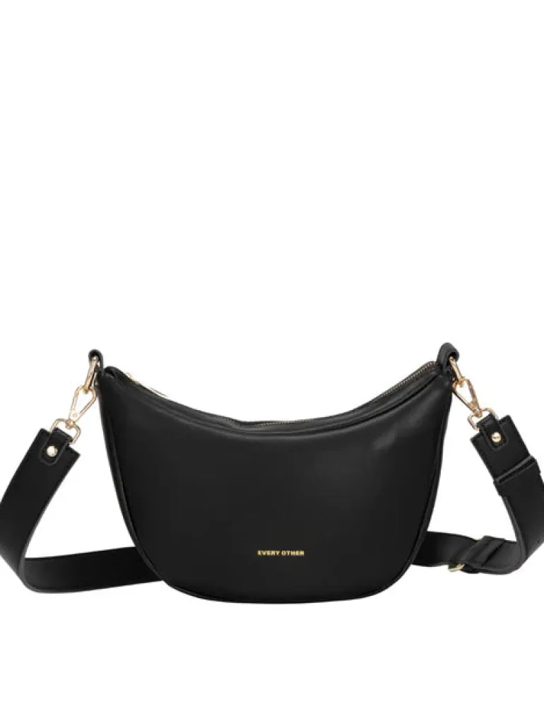 Single Strap Large Slouch Shoulder - Black