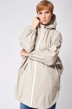 Sky Poncho - Stone Grey