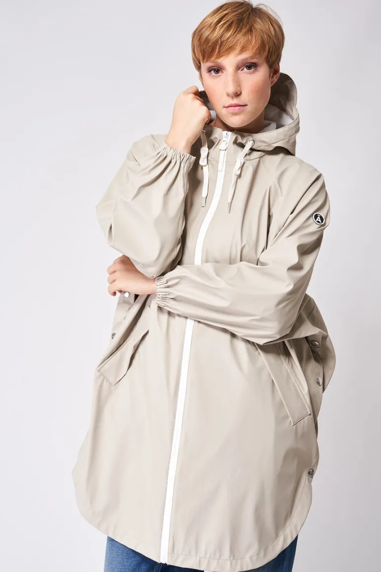 Sky Poncho - Stone Grey