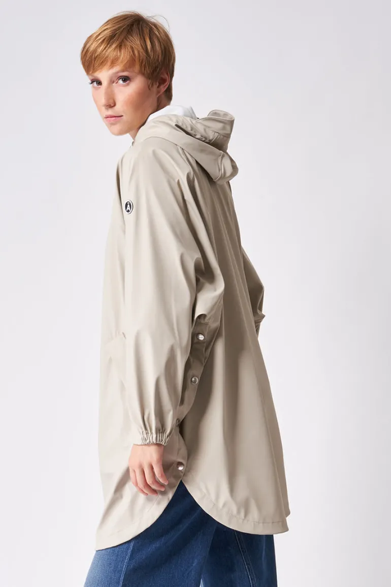 Sky Poncho - Stone Grey