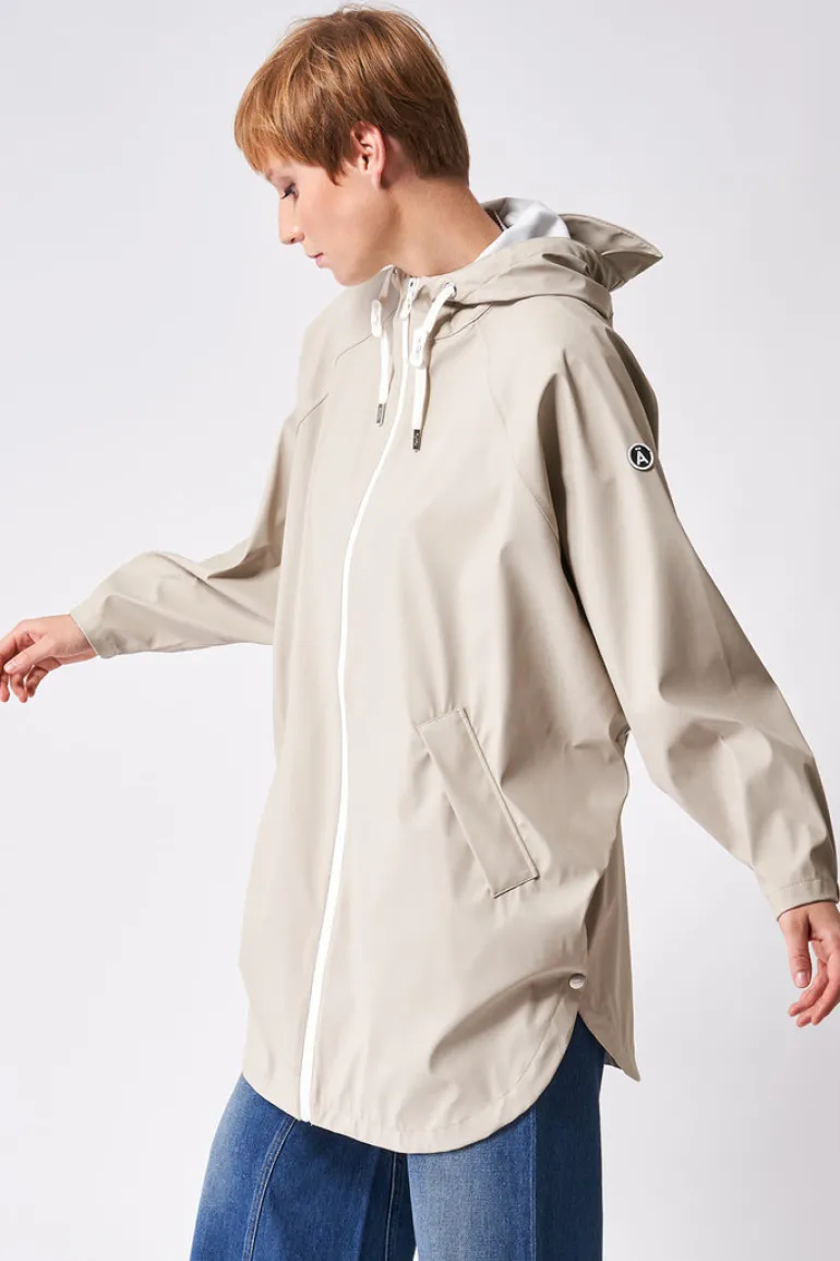 Sky Poncho - Stone Grey