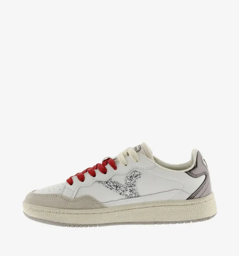 Smash Glitter Trainers - Blanco