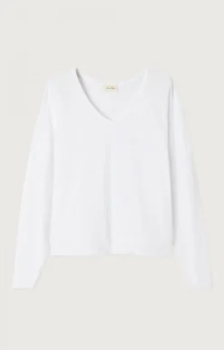 Sonoma V-neck T-shirt - Blanc