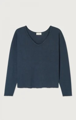 Sonoma V-neck T-shirt - Navy Blue Vintage
