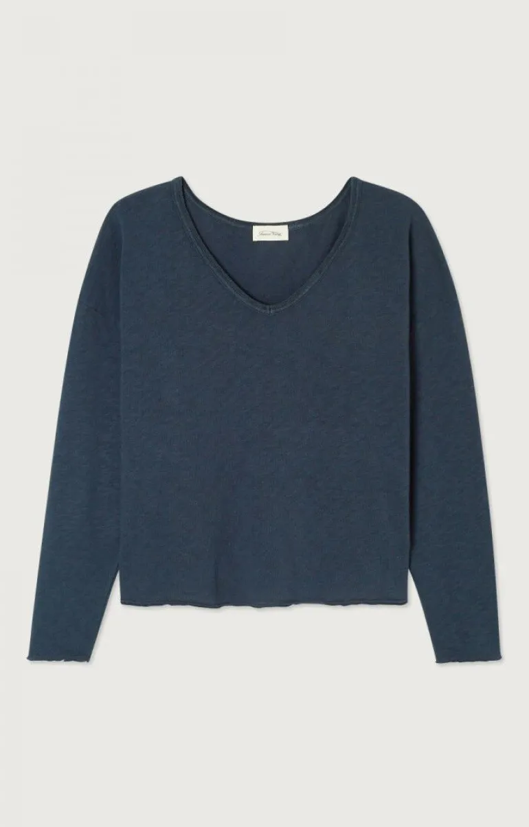 Sonoma V-neck T-shirt - Navy Blue Vintage