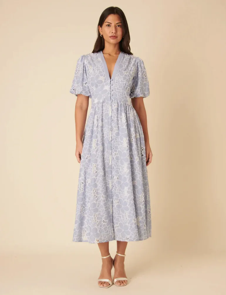 Starlight Midaxi Dress - Blue