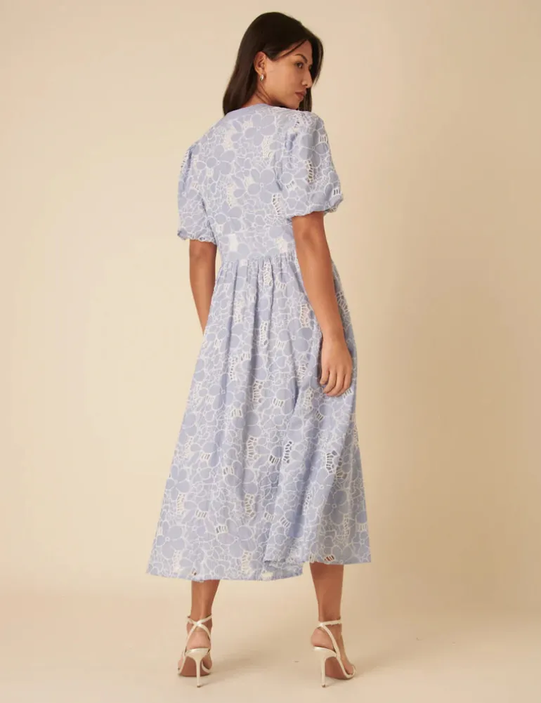 Starlight Midaxi Dress - Blue
