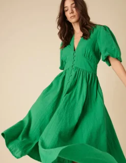 Starlight Midaxi Dress - Green