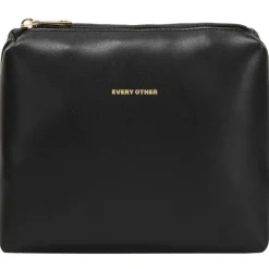 Straw Grab Bag - Black