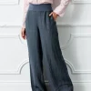 Sultan Linen Pants - Dark Grey