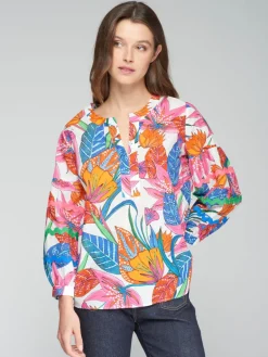 Suri Blouse - Tropical Print