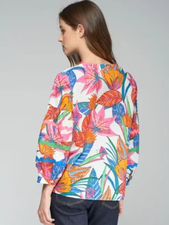 Suri Blouse - Tropical Print