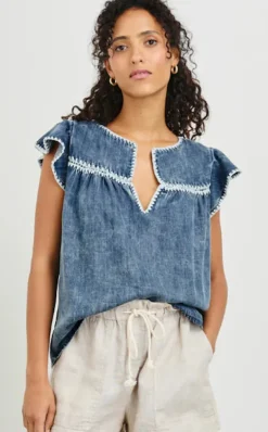 Tafia Top - Classic Blue