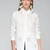 Tea Shirt - White Pineaples
