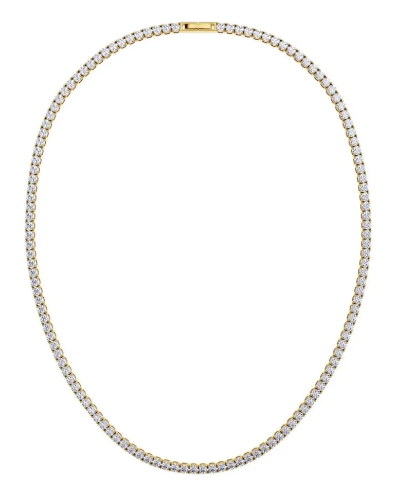 Tennis Necklace Gold