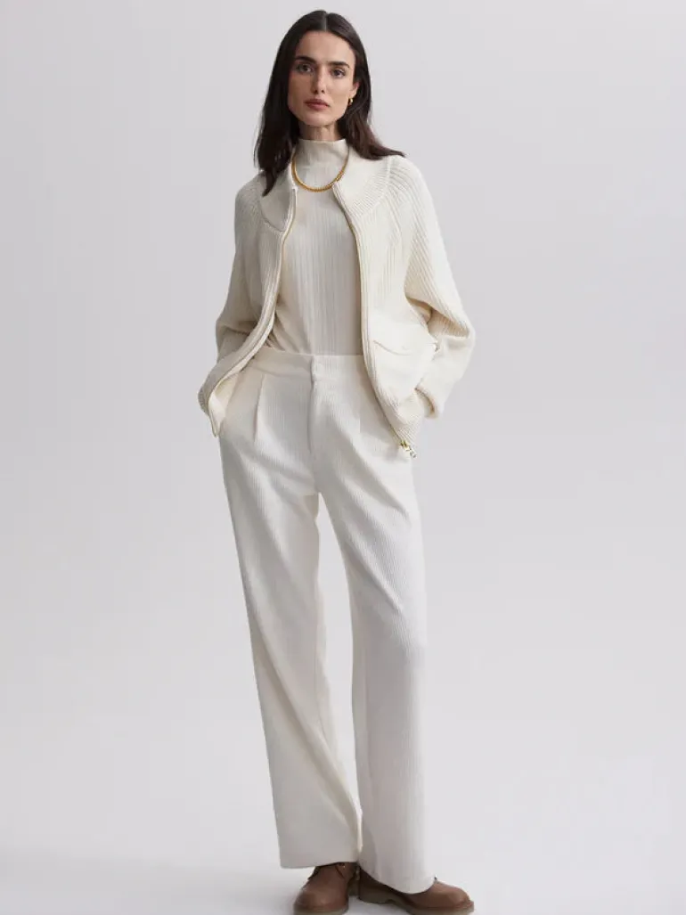 Tessa Knit Jacket - Egret