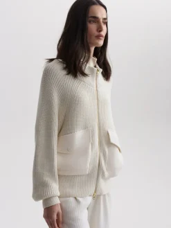 Tessa Knit Jacket - Egret