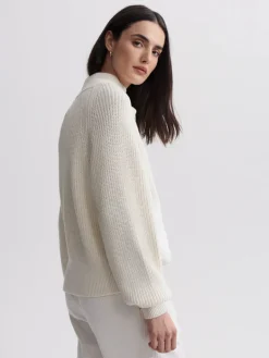 Tessa Knit Jacket - Egret