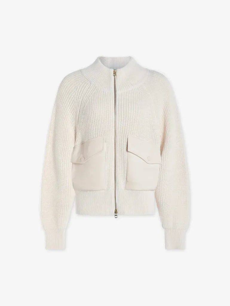 Tessa Knit Jacket - Egret