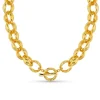 Textured Jumbo Link Necklace