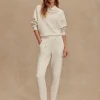 The Rolled Cuff Pant 28.5 - Ivory Marl