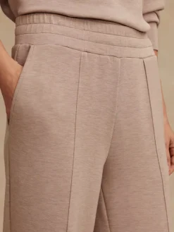 The Wide Leg Pant 30 - Taupe Marl