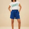Thelma Open Lucky Top - Light Grey