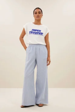 Thelma Super Trouper Top - Off White