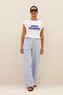 Thelma Super Trouper Top - Off White