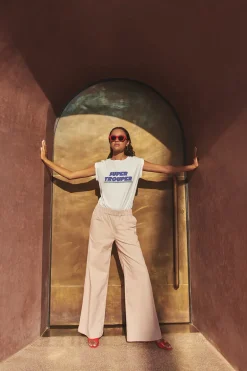 Thelma Super Trouper Top - Off White