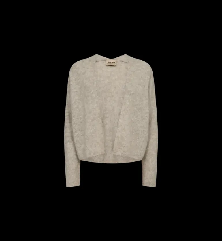 Thora Relax Knit Cardigan - Feather Gray