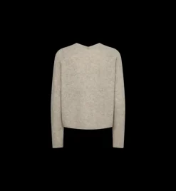 Thora Relax Knit Cardigan - Feather Gray