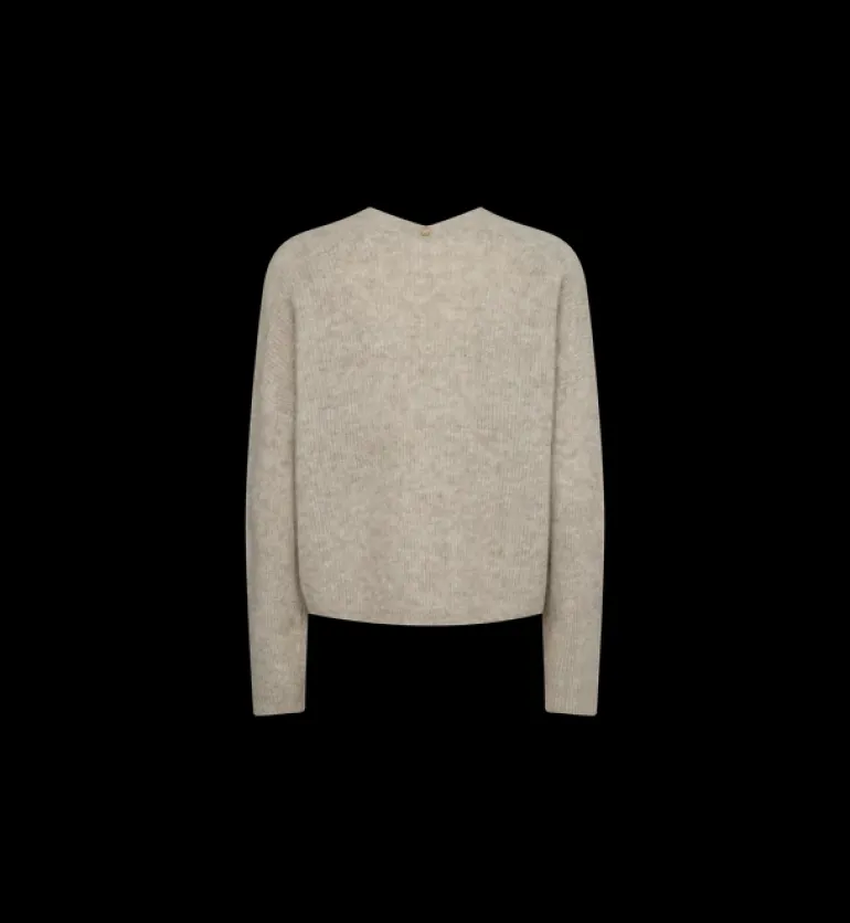Thora Relax Knit Cardigan - Feather Gray