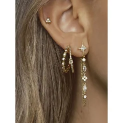 Trio Piercing - Gold